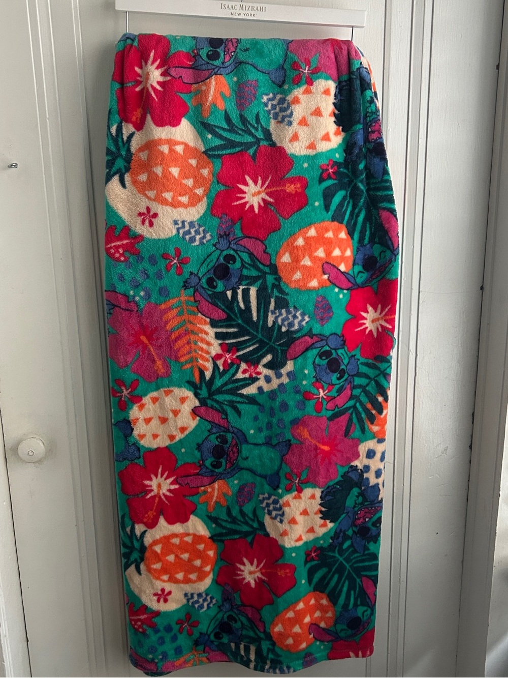 The Big One Tropical Stitch Blanker in Teal Pink Orange